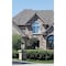 Z-Lite Gannon 5 Light Outdoor Pier Mounted Fixture, 16in. W x 41.25in. H, Black 5008PHXXLS-SQPM-BK - alternate 6
